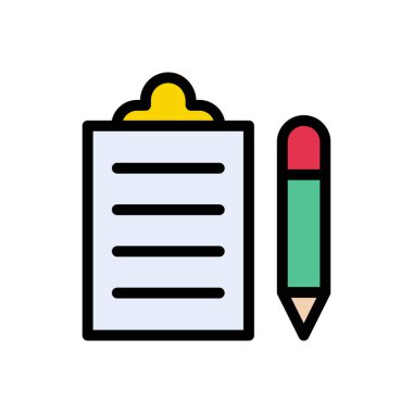 proje vektörü düz renk simgesi