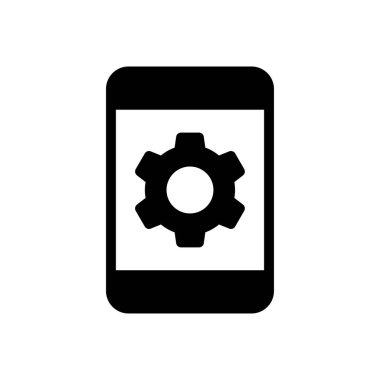 telefon vektörü simgesi düz simgesi