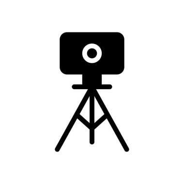 kamera vektör simgesi düz simge