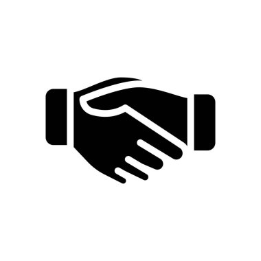 partnership  vector glyph flat icon