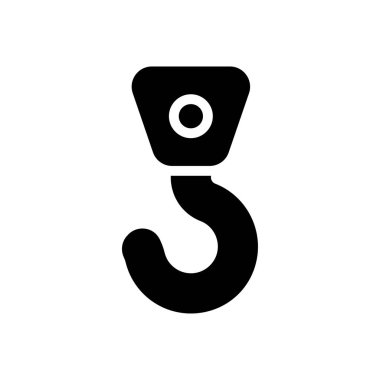 vinç vektör simgesi düz simge