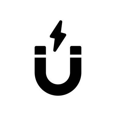 mıknatıs vektörü simgesi düz simgesi