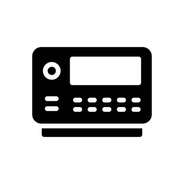 makine vektör düz simge