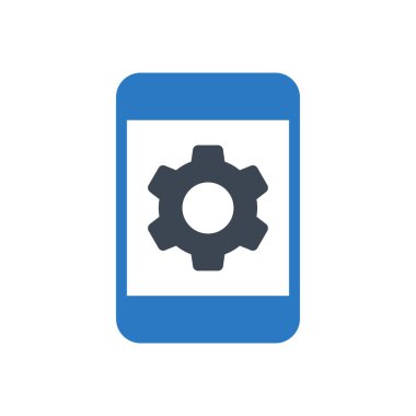 telefon vektörü renk simgesi