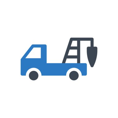 araç vektör renk simgesi