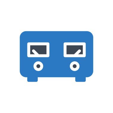 Vektör kabartma renk simgesini ölç