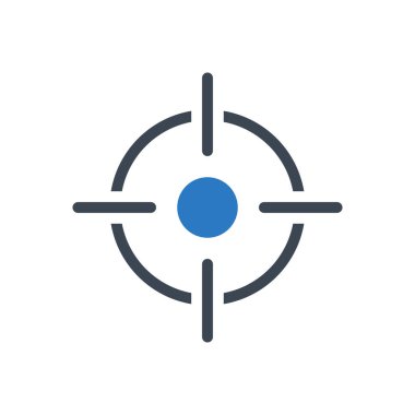 odak vektörü renk simgesi