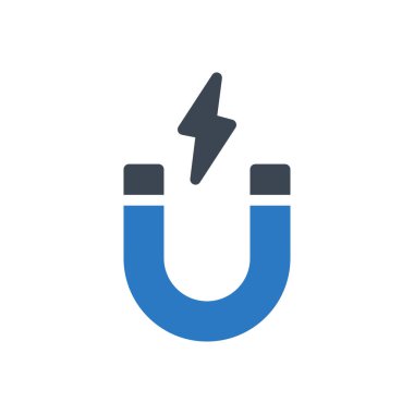 mıknatıs vektörü renk simgesi