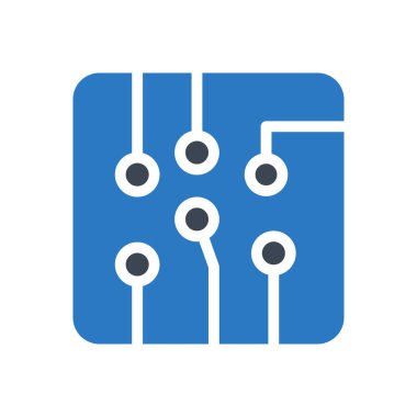 çip vektör renk simgesi