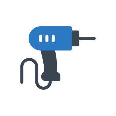 makine vektör renk simgesi