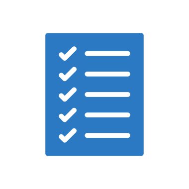 Görev listesi vektör renk simgesi