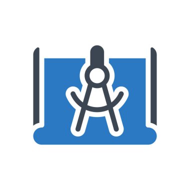 Yapı vektörü renk simgesi