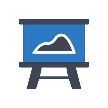 Blueprint vektör renk simgesi