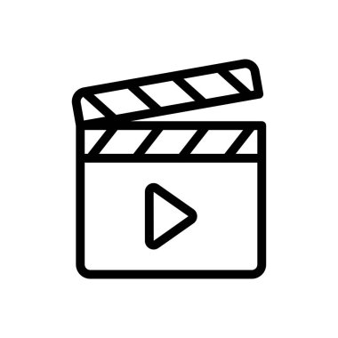 tahta vektörü ince çizgi simgesi