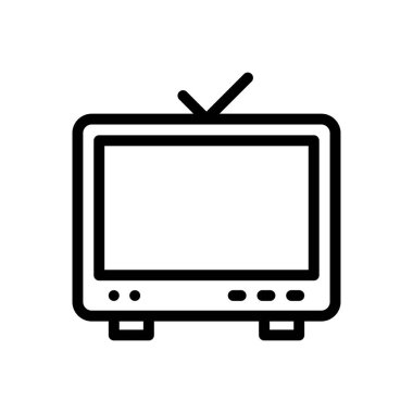 anten vektörü ince çizgi simgesi