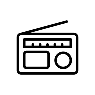 bant vektörü ince çizgi simgesi