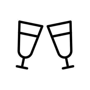 içecekler vektör ince çizgi simgesi