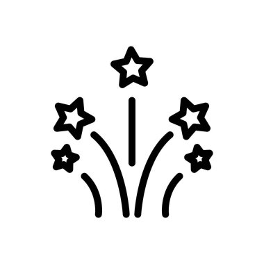 parti vektörü ince çizgi simgesi