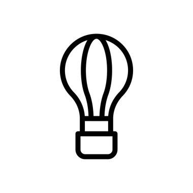 uç vektör ince çizgi simgesi