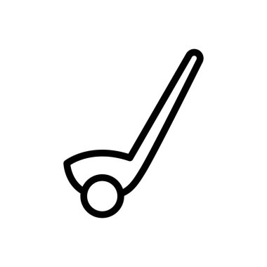 spor vektörü ince çizgi simgesi