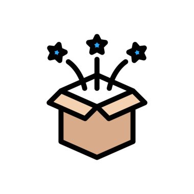 parti vektörü düz renk simgesi