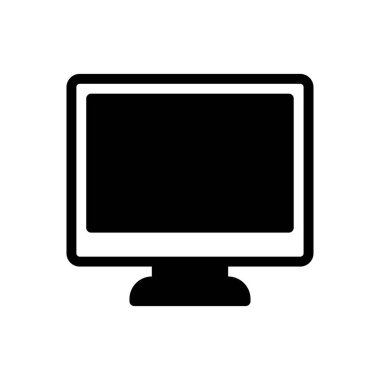 LCD vektör düz simge