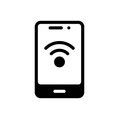 İnternet vektör simgesi düz simgesi