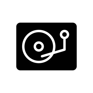 disk vektör düz simge