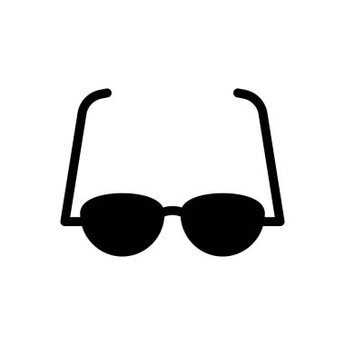 gözlük vektör düz simgesi