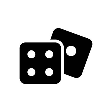 ludo vektör düz simge