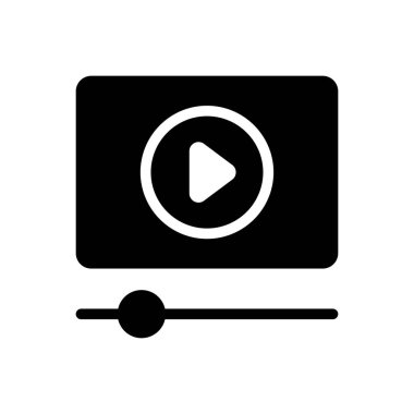 oyuncu vektör düz simgesi