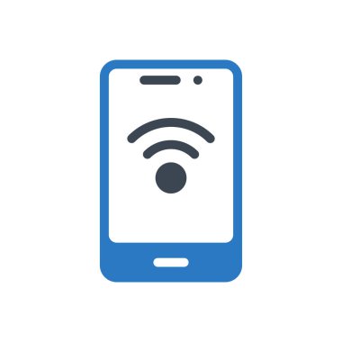 İnternet vektör renk simgesi