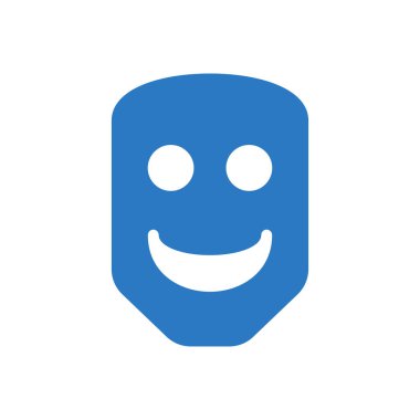 maske vektör renk simgesi