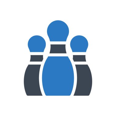 bovling vektörü renk simgesi