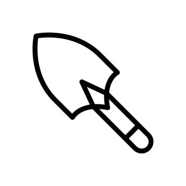 Bahçe vektörü ince çizgi simgesi