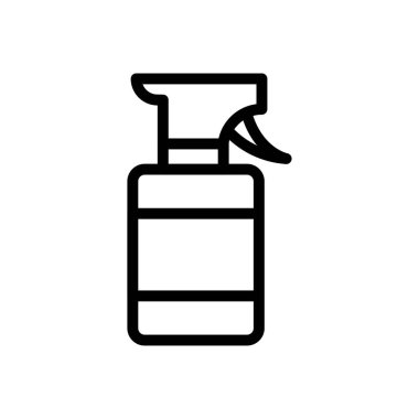 Su vektörü ince çizgi simgesi