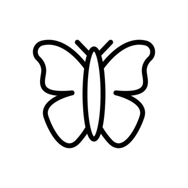 böcek vektörü ince çizgi simgesi