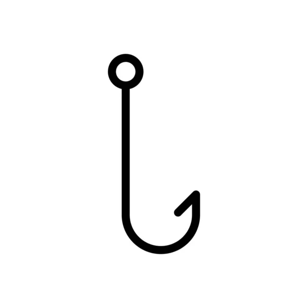 Fishing Vector Glyph Flat Icon — Stock Vector