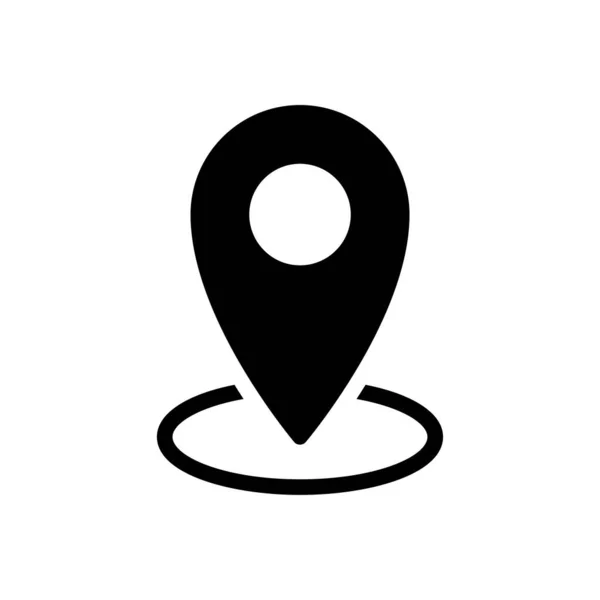 konum vektörü düz simge