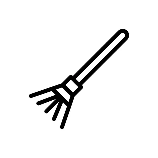 Mop Vektor Symbol Für Dünne Linien — Stockvektor