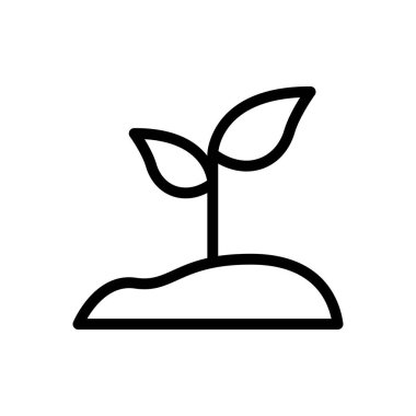 Yaprak vektörü düz renk simgesi