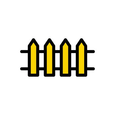 sınır vektörü düz renk simgesi