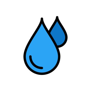 vektör düz renk simgesini bırak