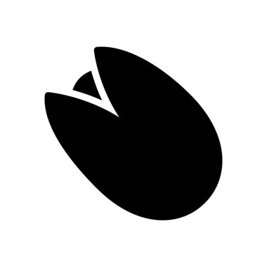 kuru meyve vektörü kabartması düz simge