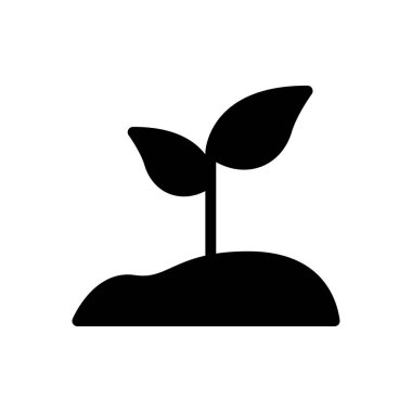 Yaprak vektörü düz simgesi