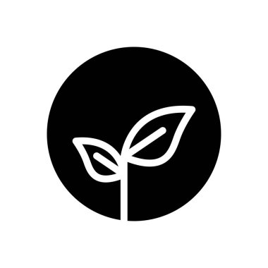 Bahçe vektörü glyph düz simgesi