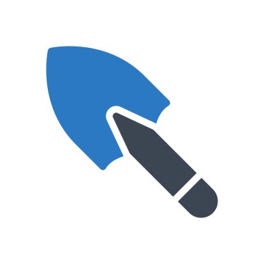 Bahçe vektörü kabartma renk simgesi