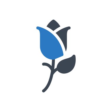 gül vektörü renk simgesi