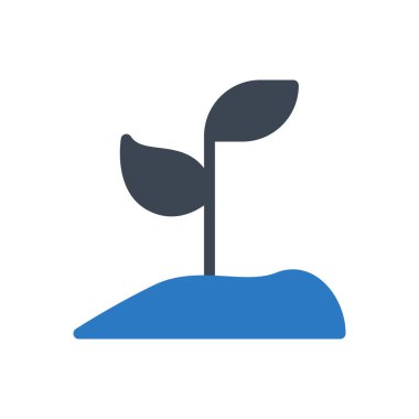 bitki vektörü renk simgesi