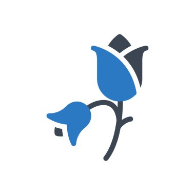 çiçek vektörü renk simgesi